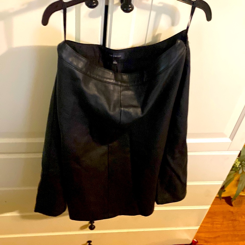 Faux leather skirt